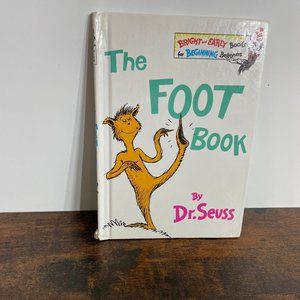 Vintage Dr. Seuss Book The Foot Book 1968